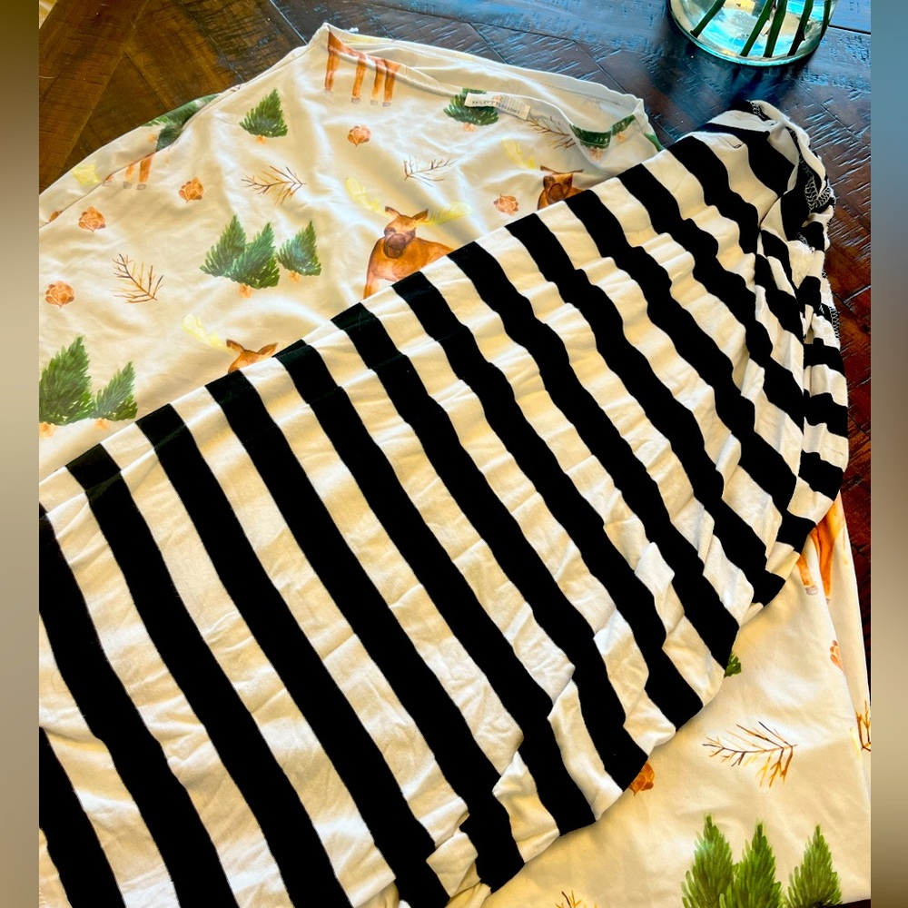 Set of two nursing covers/ car seat covers.